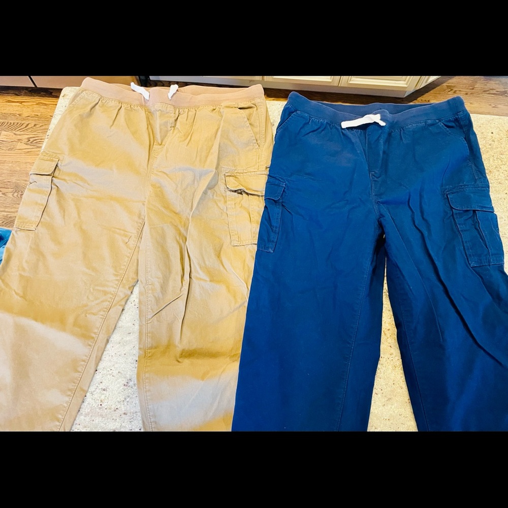 2 Pairs Boys Husky Size 18-20 Cargo Pants